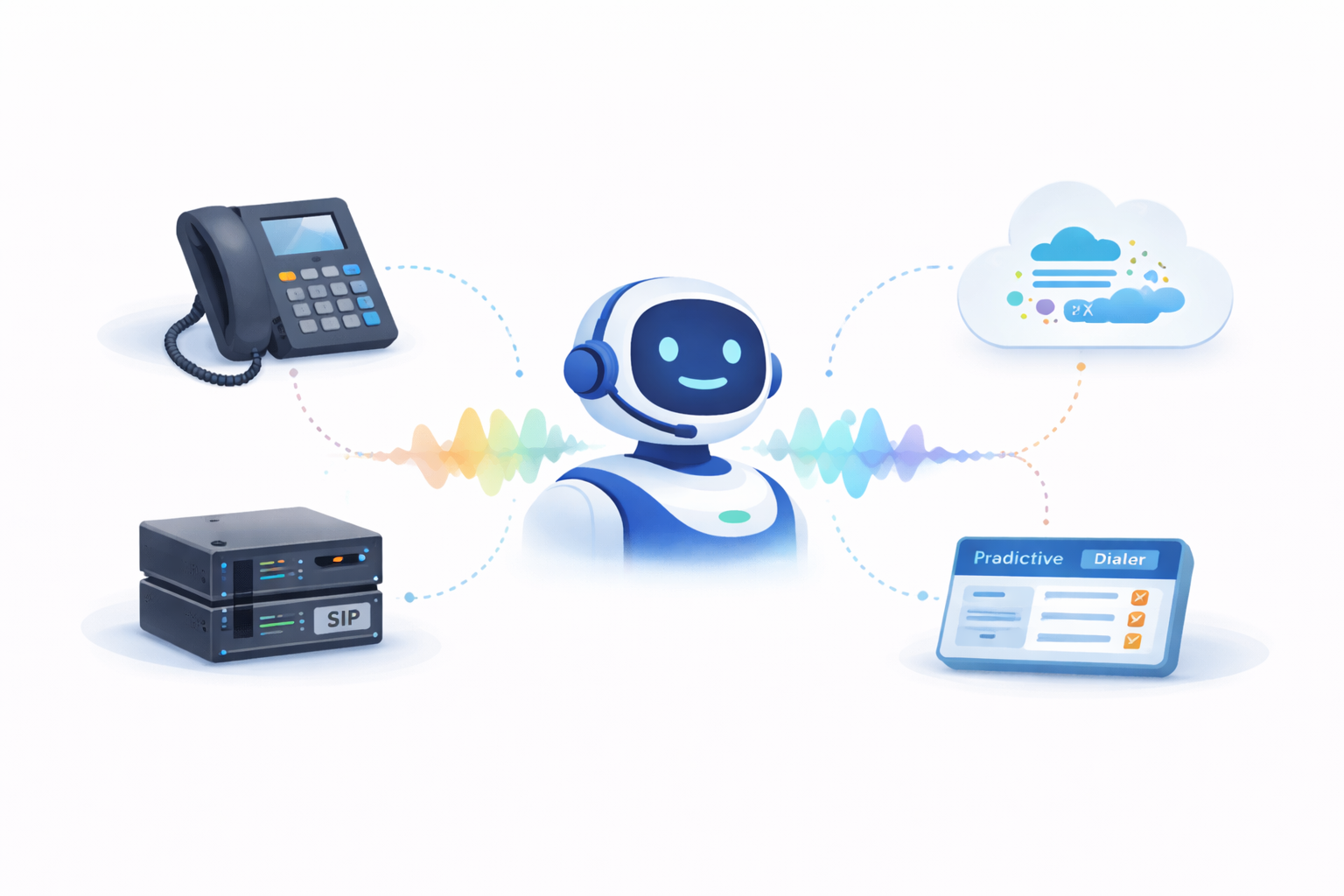Telephony Bridge Voicebots Dialer 